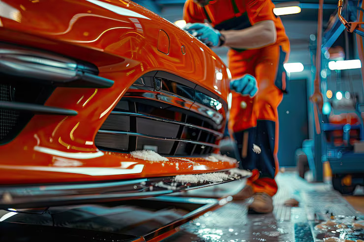 Reflexo na pintura automotiva